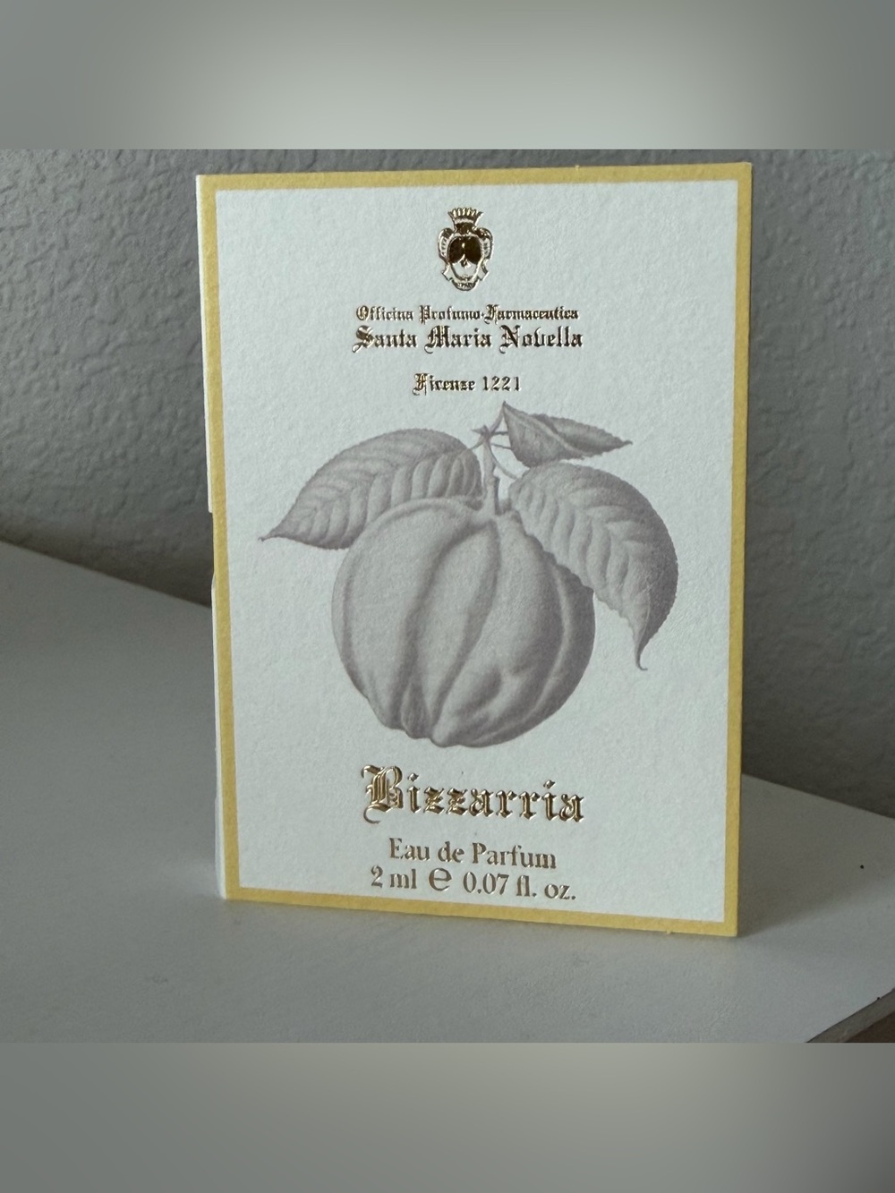 Santa Maria Novella Bizzarria Eau de Parfum 2mL/0.07 fl oz / Sample Size